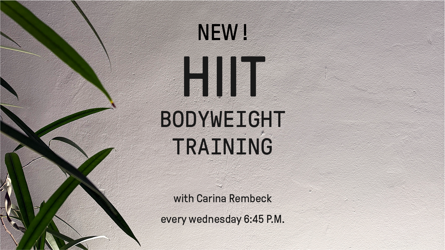 NEW ! HIIT Bodyweight Training