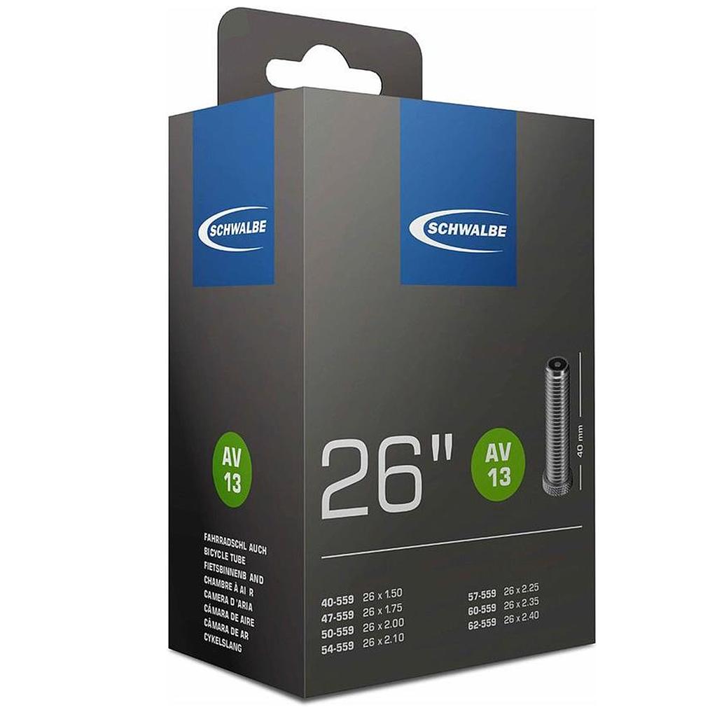 SCHWALBE Schlauch AV13 Autoventil 26''/40/62-559