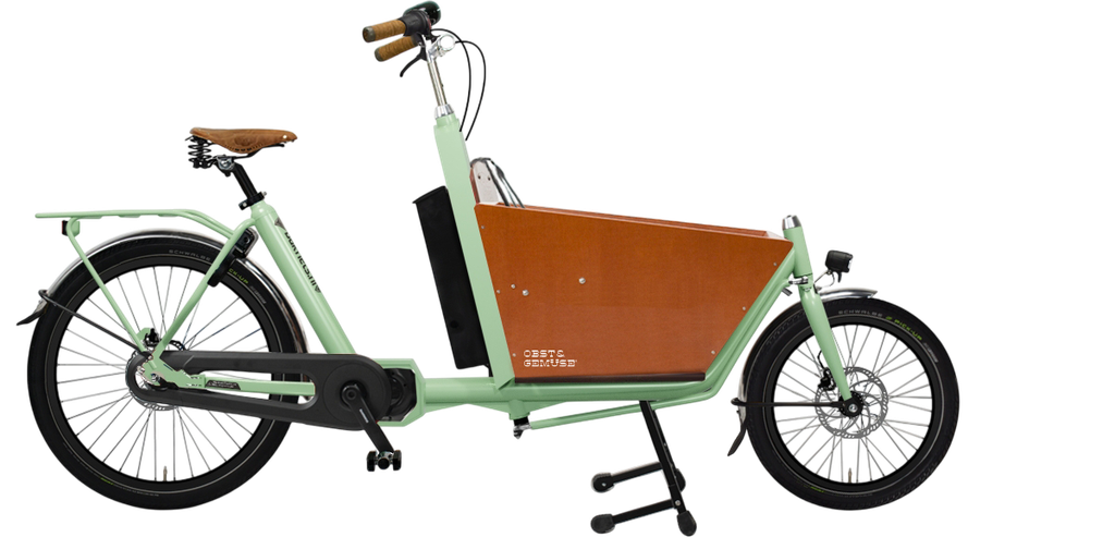 [OG-139473] BAKFIETS.NL eCargo kurz STePS (Classic, #11 Schwarz matt, SHIMANO STePS E6100 (60 Nm), SHIMANO BT-E6000 36 V / 11,6 Ah (418 Wh), [SS5]  Discbrake - SHIMANO Nexus 5-Speed mech.(263 %))
